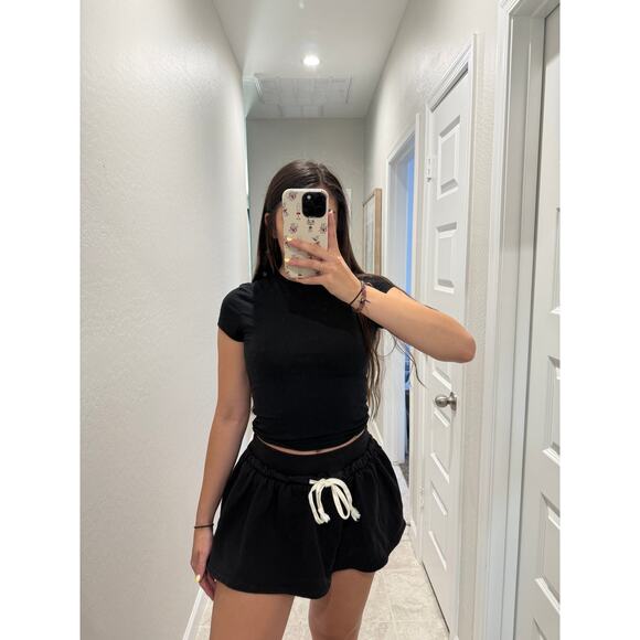 Free People Pants - NEW! free people flece mini skort - size medium